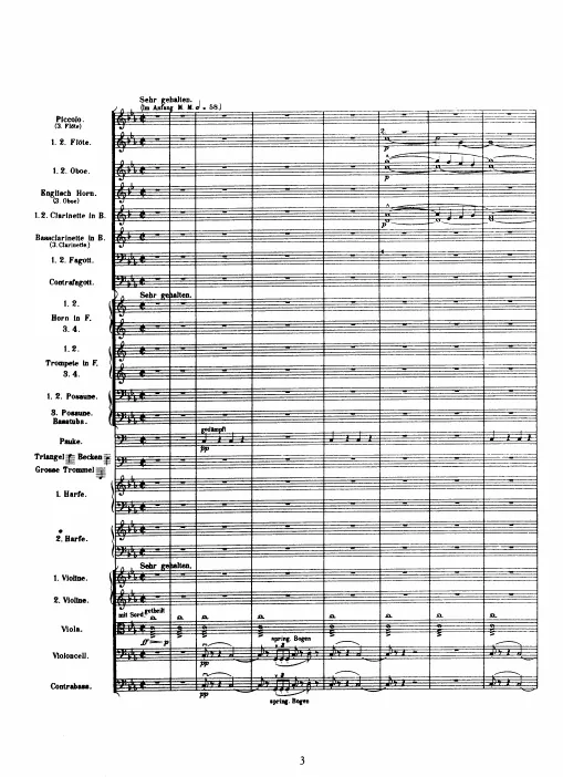 First page of Das Klagende Lied