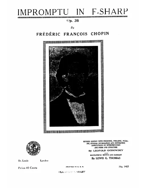 First page of Impromptu No.2