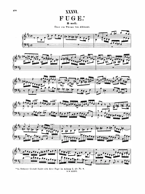 First page of Fugue