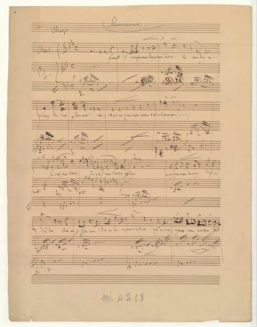 First page of Faut-il renfermer dans mon âme