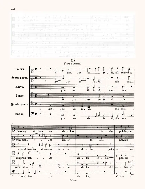 First page of Il grave de l'età