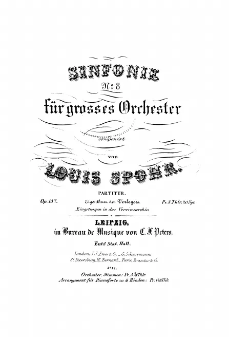 First page of Symphony No.8