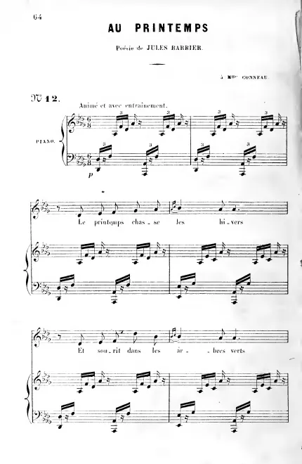 First page of Au printemps