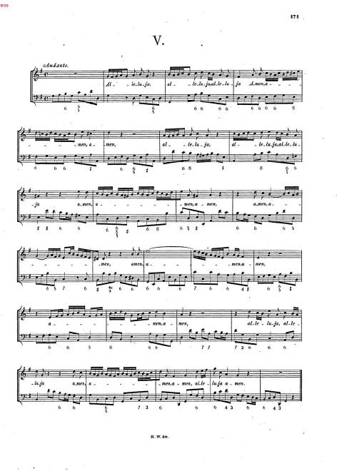 First page of Antiphon in G major