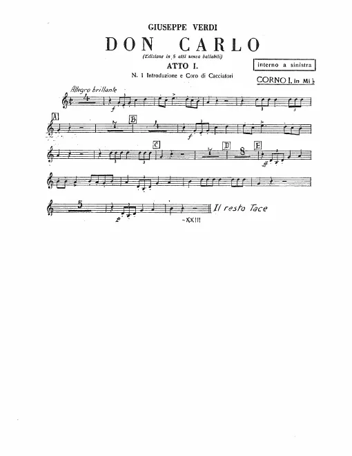 Horn 1 (E)