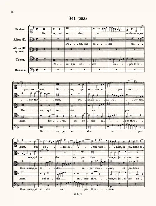 First page of Deus qui sedes