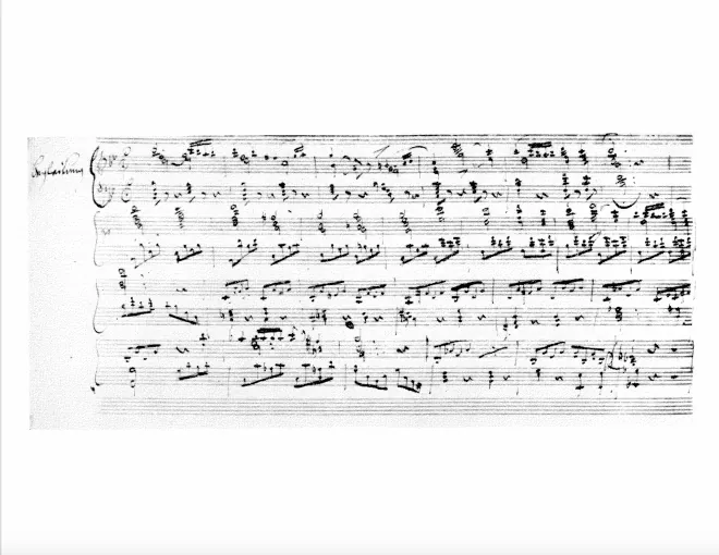 First page of Piano Accompaniment in B-flat major