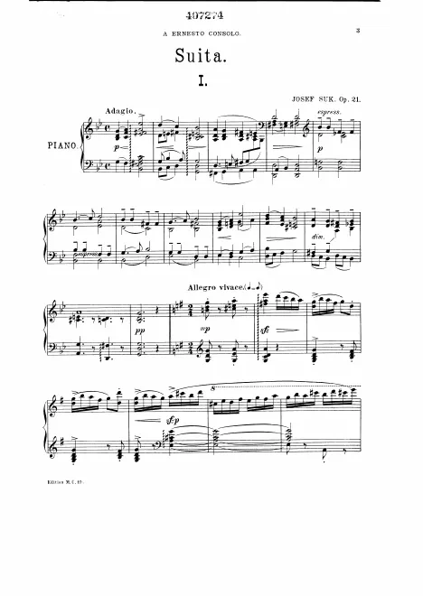 First page of Suite