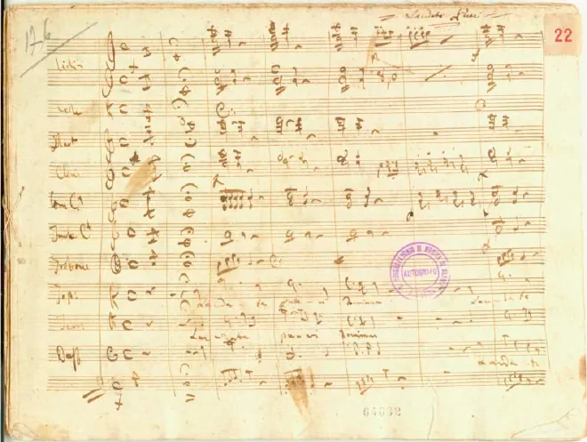 First page of Laudate pueri