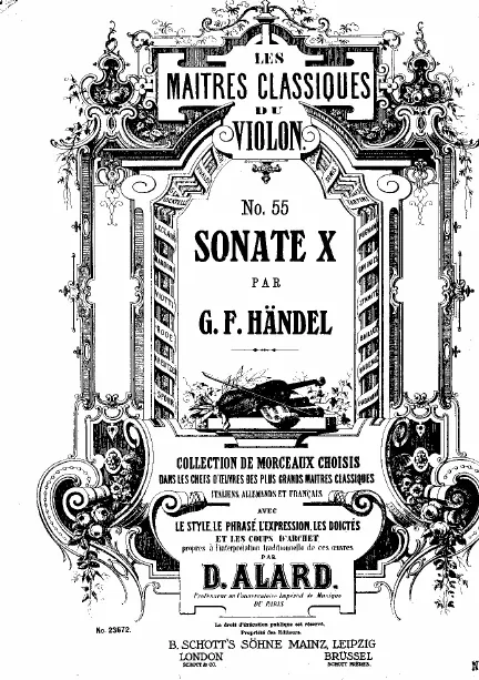 First page of Violin Sonata in G minor