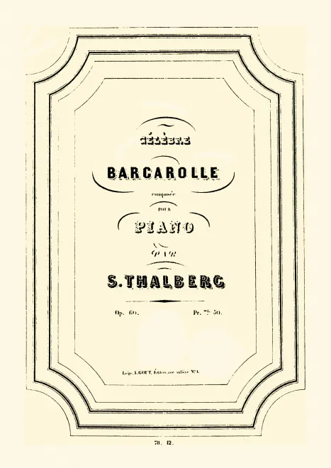 First page of Barcarolle, Op.60