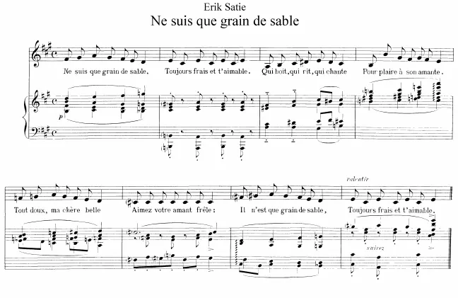First page of 3 Poèmes d'amour