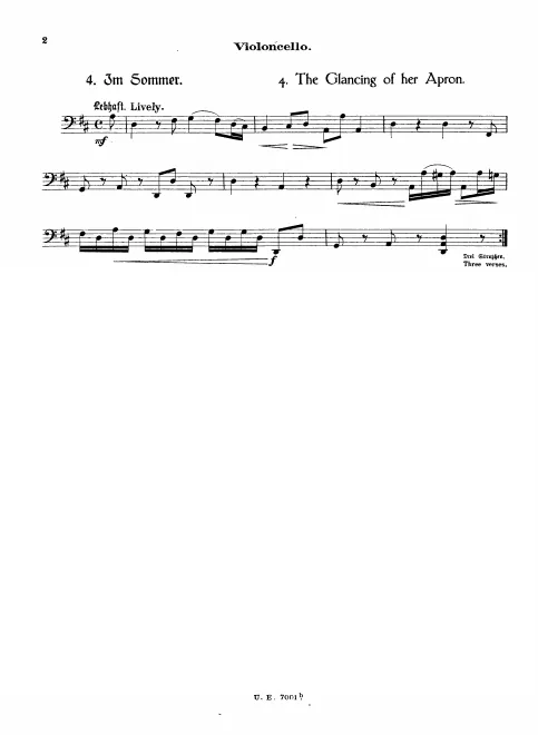 Cello (optional)