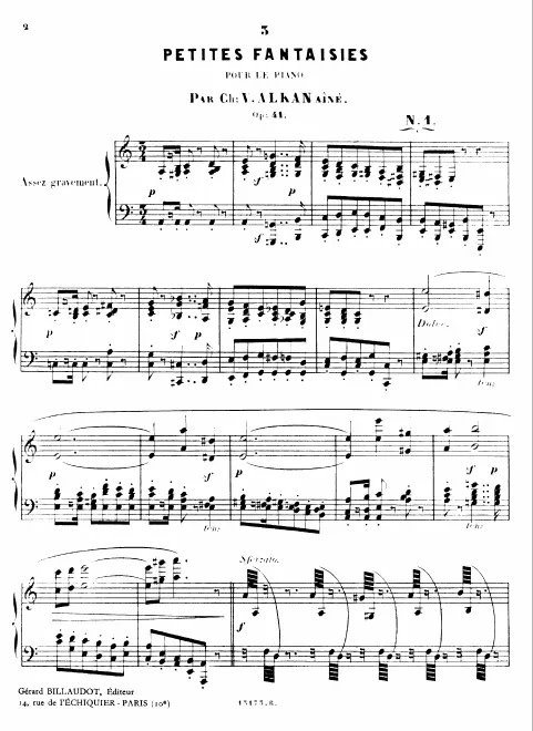 First page of 3 Petites fantaisies