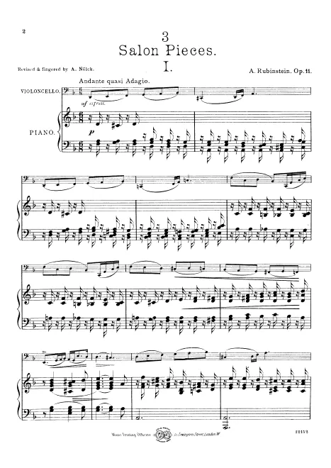 First page of 9 Salon Pieces