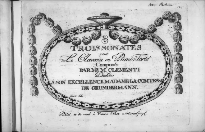 First page of 3 Piano Sonatas