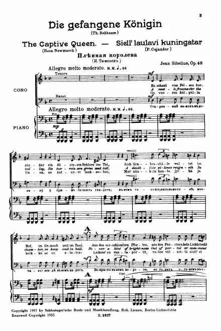 First page of The Captive Queen