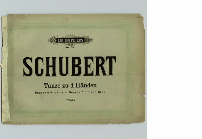 First page of Graz Waltzes