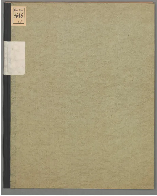 First page of Neun Adventsmotetten