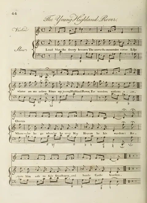First page of Morag, Hob.XXXIa:143