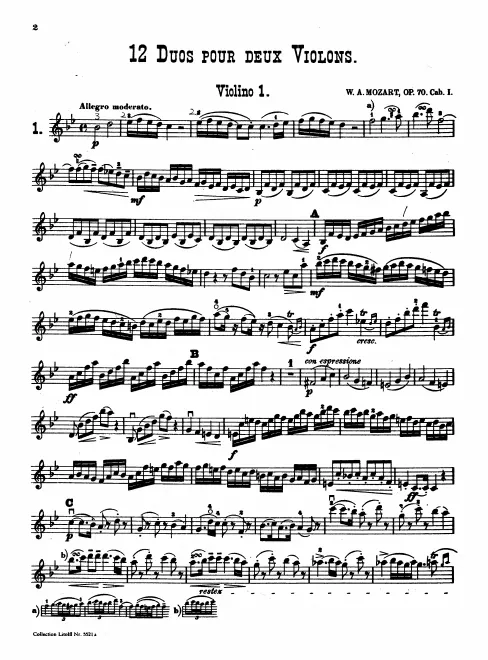 First page of 12 Duette