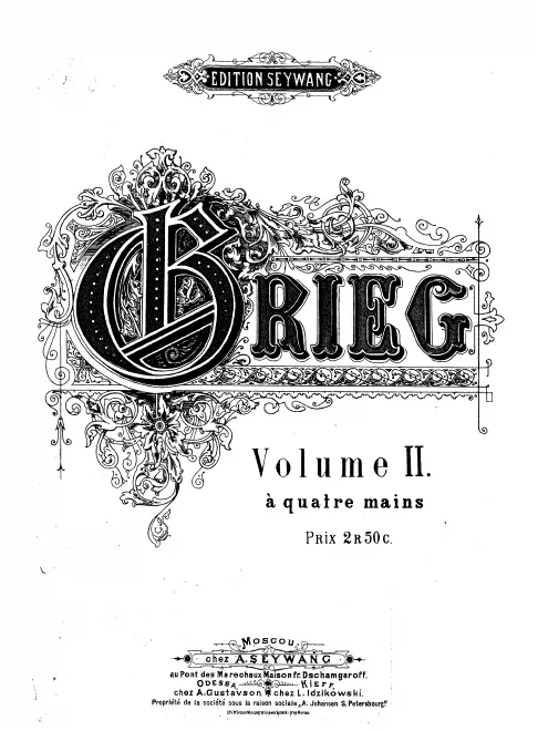 First page of 2 Valse Caprices