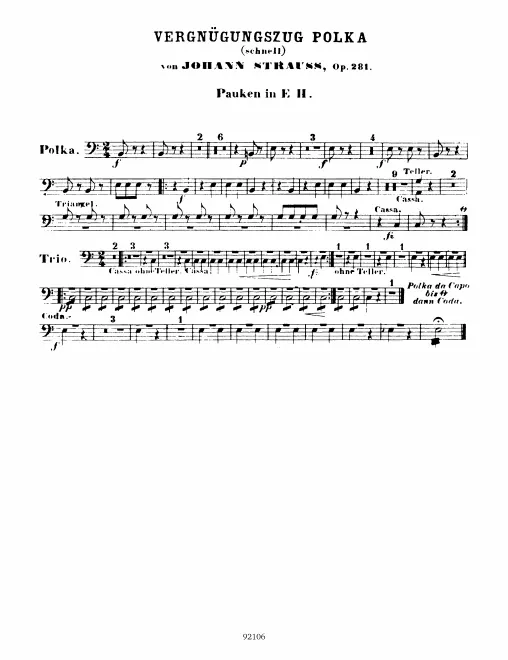 Timpani/B.D./Cymbal/Triangle
