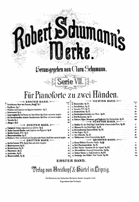 First page of Abegg Variations