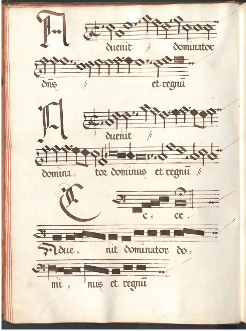 First page of Officium Epiphaniae Domini