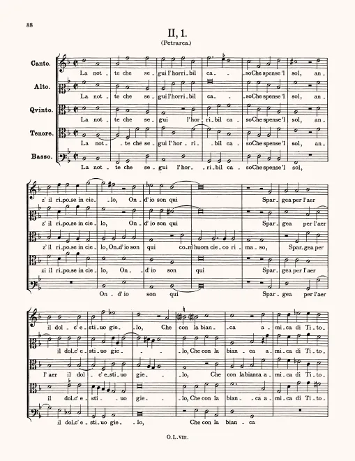 First page of L notte che segui