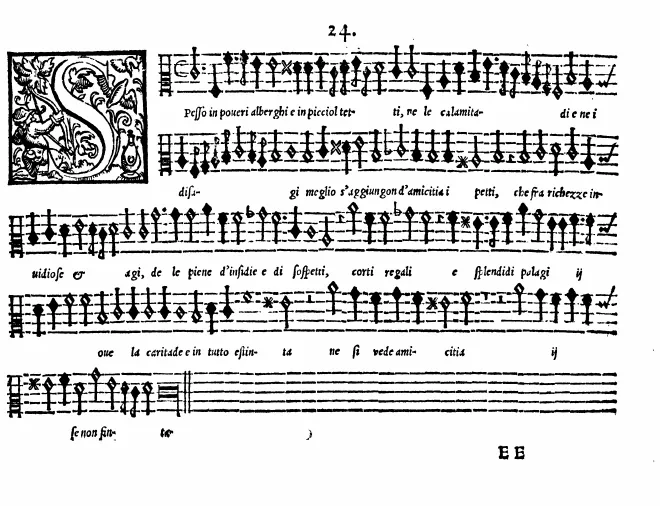 First page of Spesso in poveri alberghi e in picciol tetti