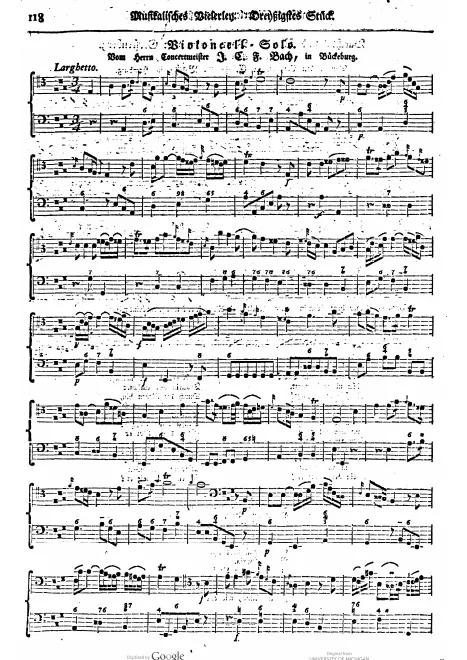 First page of Cello Sonata in A major