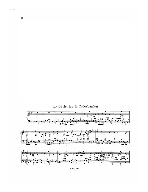First page of Christ lag in Todes Banden, BWV Anh.171