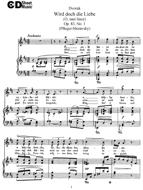 First page of Love Songs