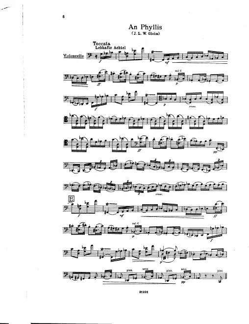 2. An Phyllis: Toccata (Cello)