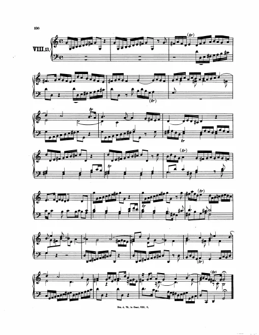 First page of Magnificat Fugue