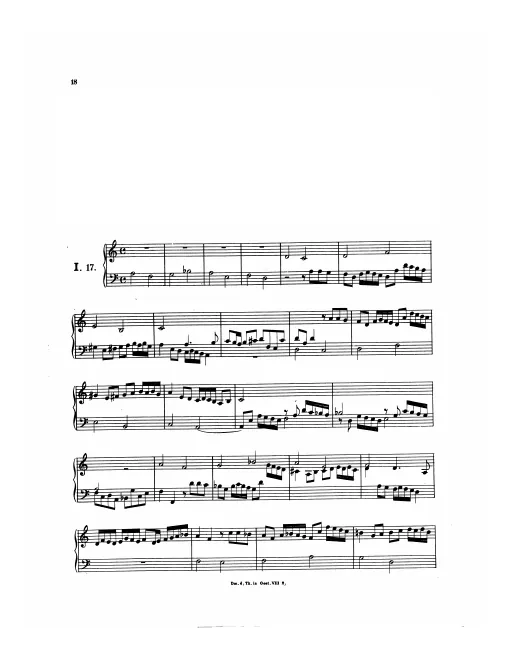 First page of Magnificat Fugue