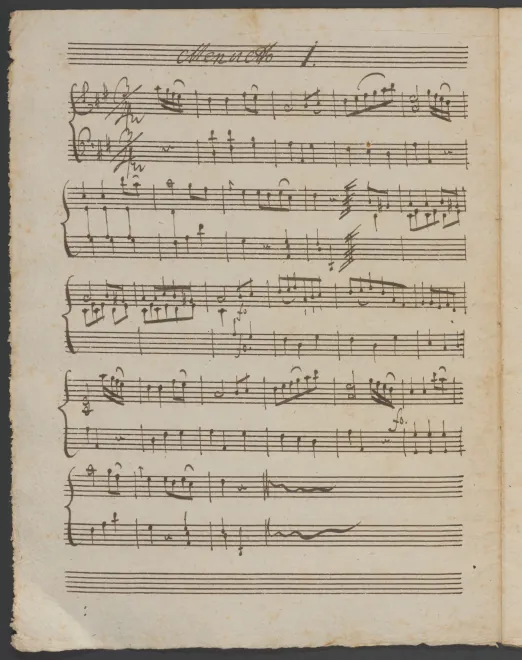 First page of 14 Minuets
