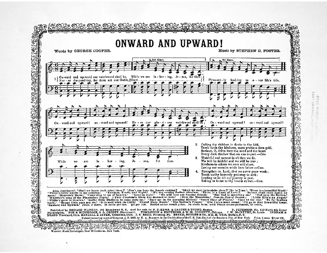 First page of Onward and Upward!