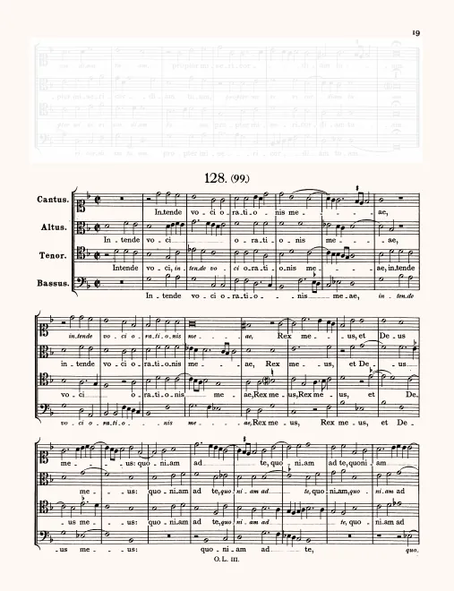 First page of Intende voci