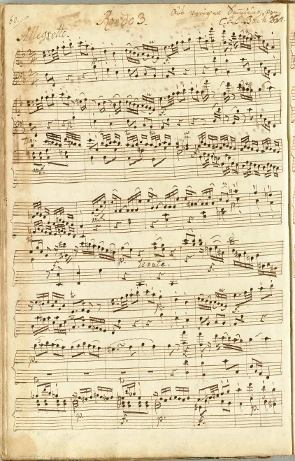 First page of Rondo in F major
