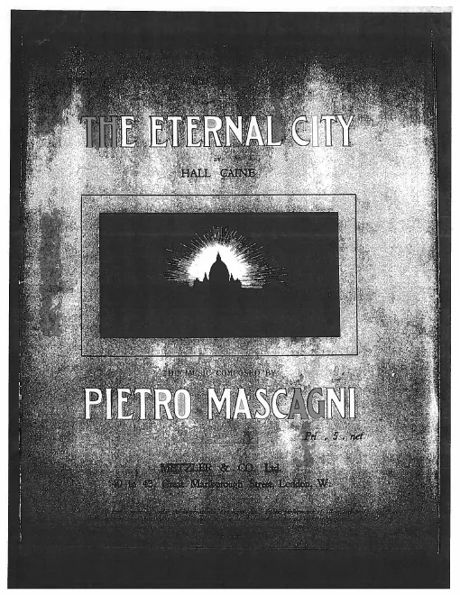 First page of The Eternal City