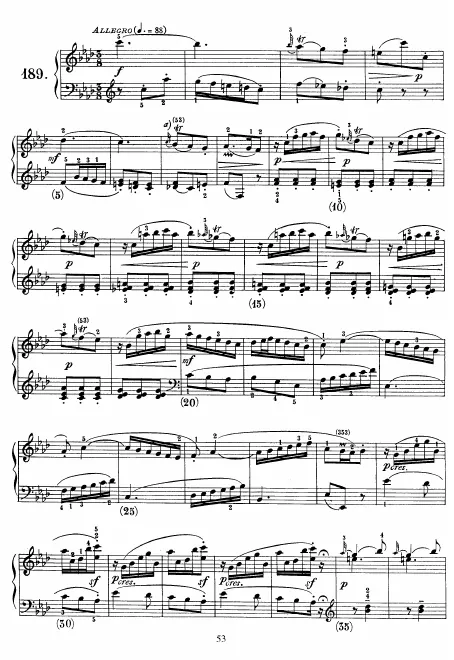First page of Keyboard Sonata in F minor
