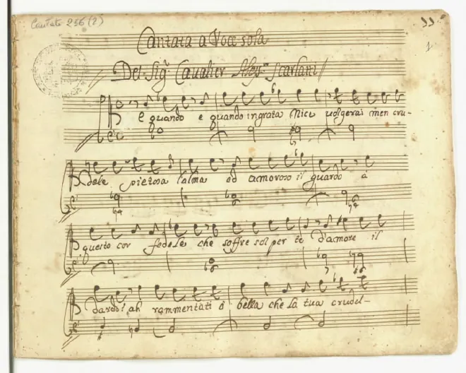 First page of E quando, ingrata Nice?