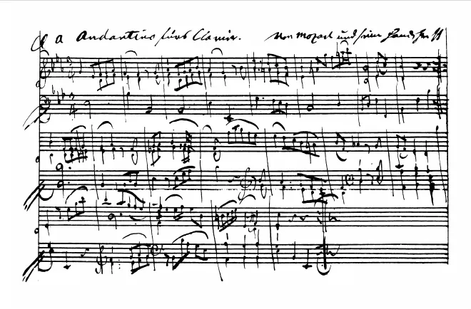 First page of Andantino