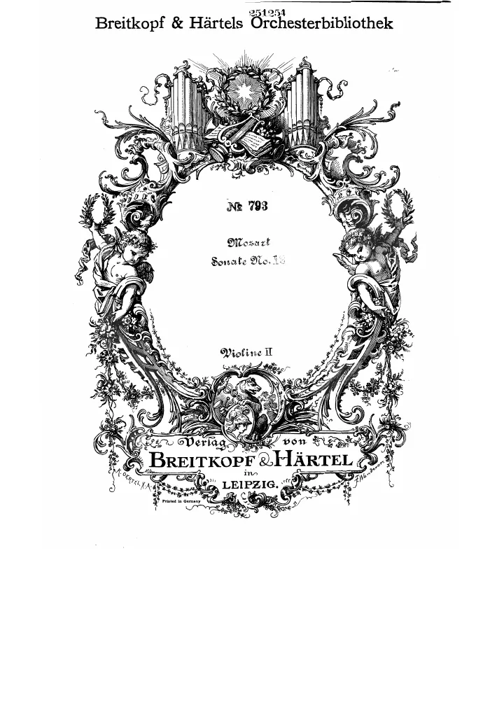 First page of Church Sonata in C major