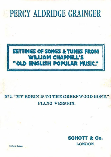 First page of My Robin is to the Greenwood Gone