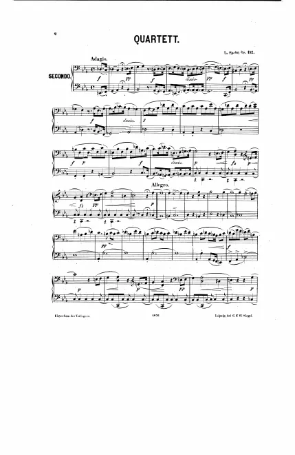 First page of String Quartet No.34