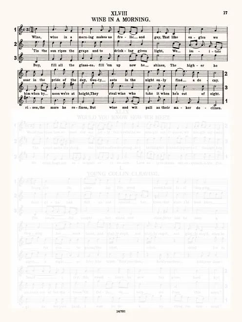 First page of Wine in a Morning