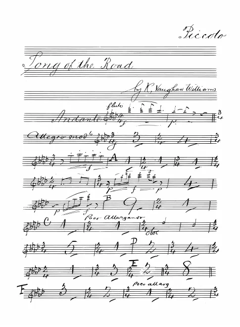First page of Hugh the Drover